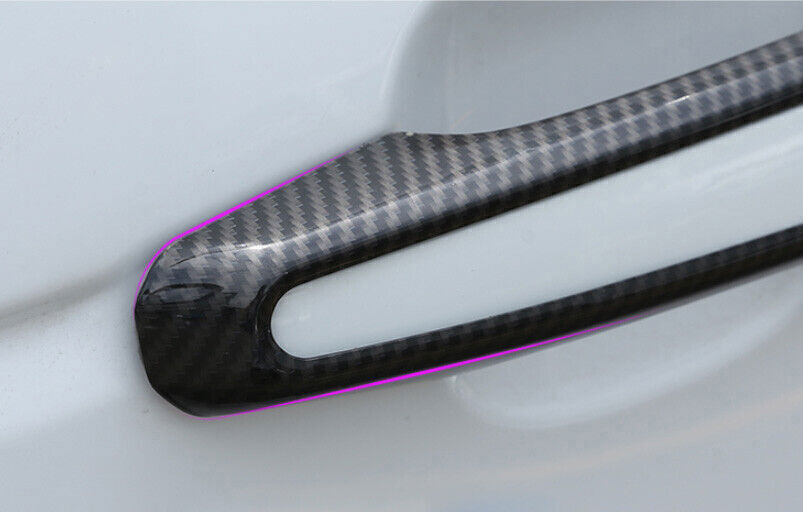 for Range Rover L405 2013-22 Carbon Fiber Look Outside Door Handle Frame Trim 8P