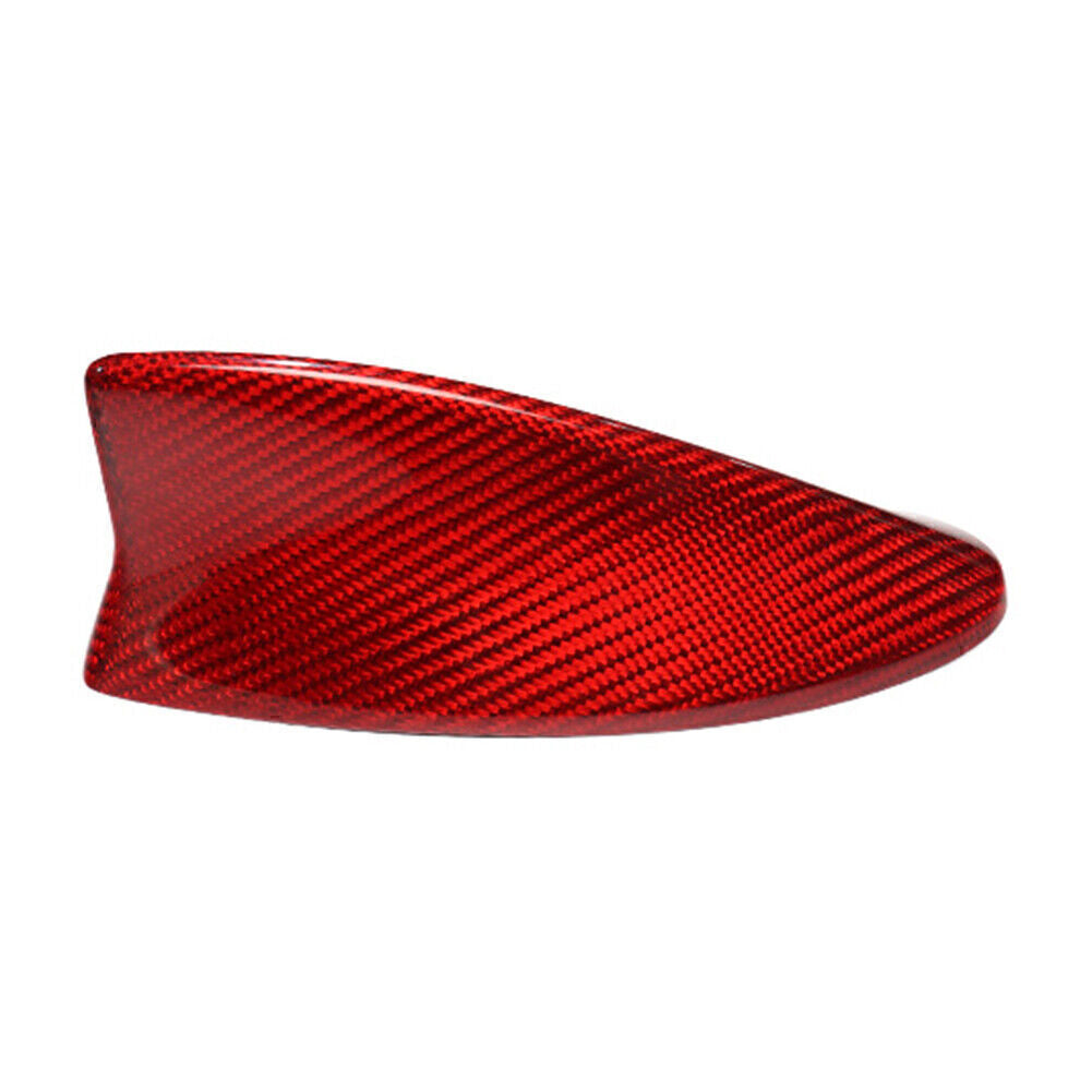 1x Carbon Fiber Red Shark Fin Antenna Cover for Lexus LS LX for ES IS NX RX RC