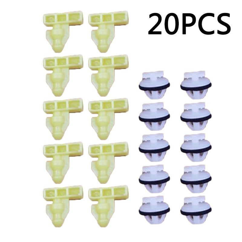 for Nissan Juke Car Clips Set 20 Pcs Wheel Arch Trim Full Side With Washers