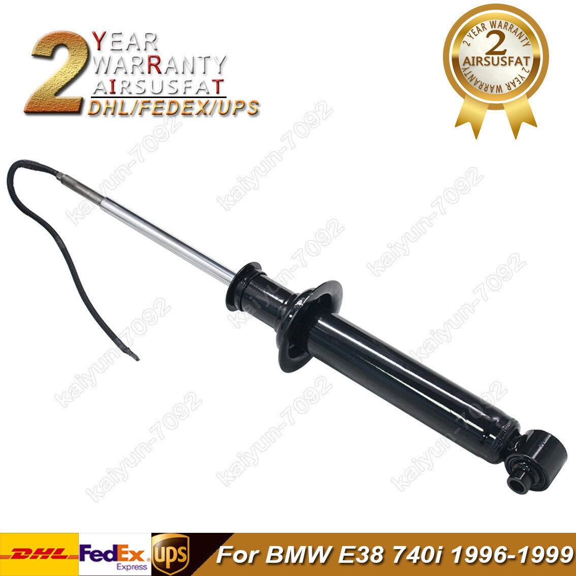 Rear Shock Absorber Strut Core w/ EDC for BMW E38 740i 740iL 1996-99 33521091573