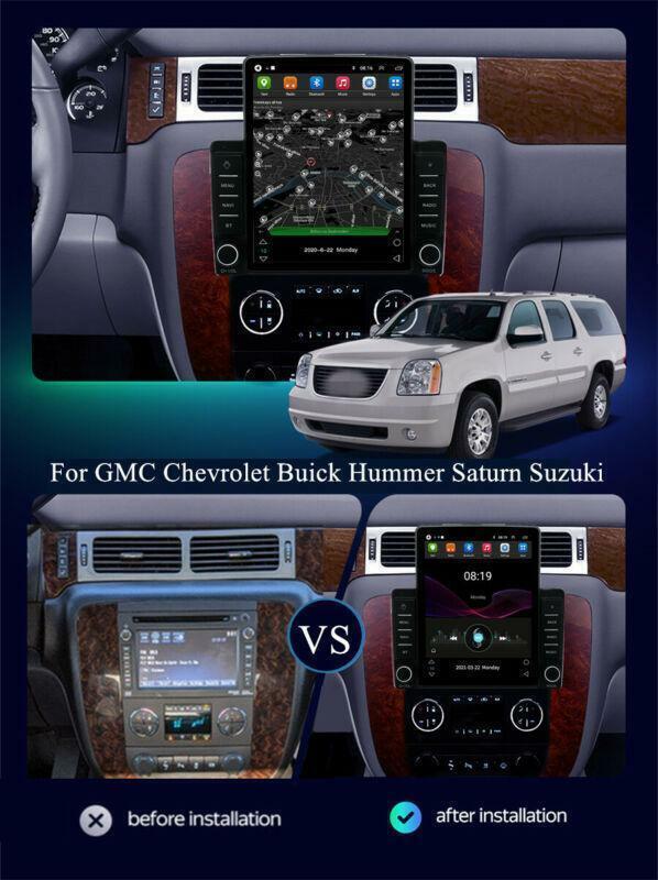2007-2013 for Chevy Silverado for GMC 9.5 Android 10.1 Stereo Radio GPS Player Wifi