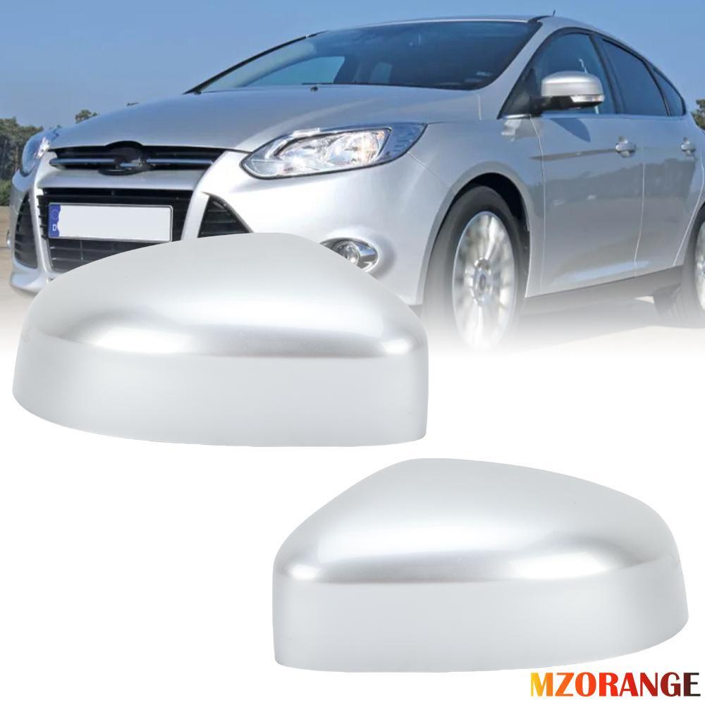 2¡Á for Ford Focus MK2 09-11 MK3 11-18 MK4 10-14 Spiegelkappen Geh?use Silber NEU