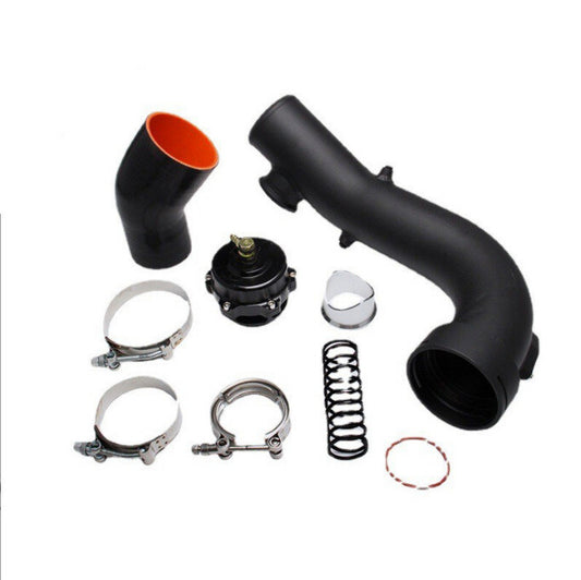 Intake turbocharger charging hard hose kit and blow valve for BMW N54 E90 E91 E92 E93