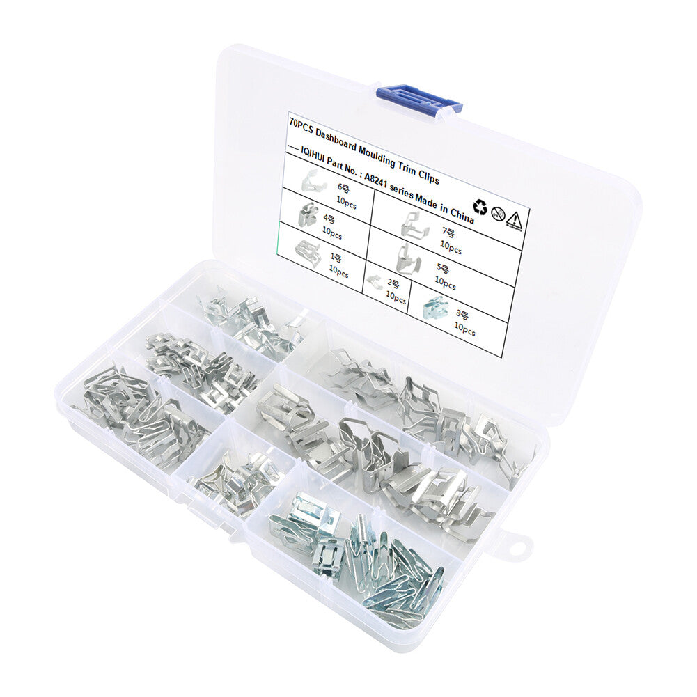 70x Instrument Panel Dashboard Retainer Fasteners Clips Moulding Trim