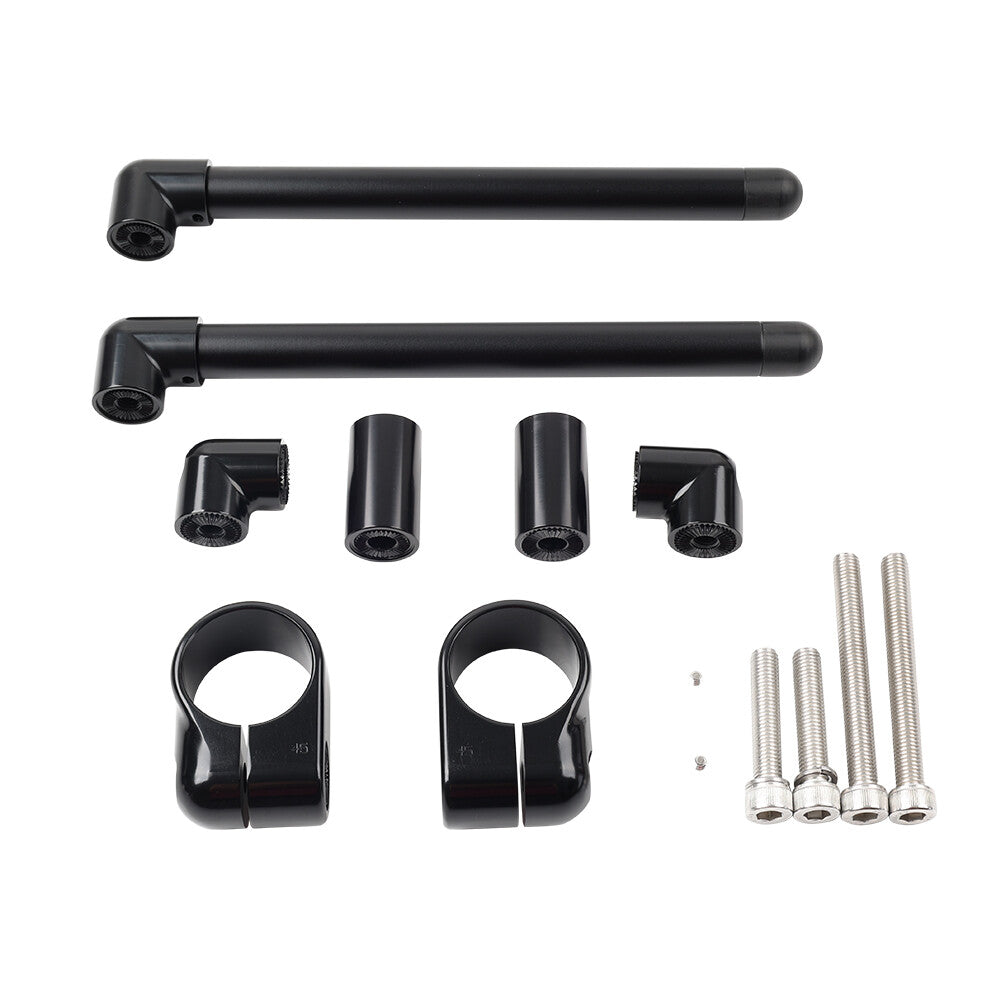 45MM Cafe Racer Bars 7/8 Motorcycle Universal Clip-On Handlebar Fork Tube