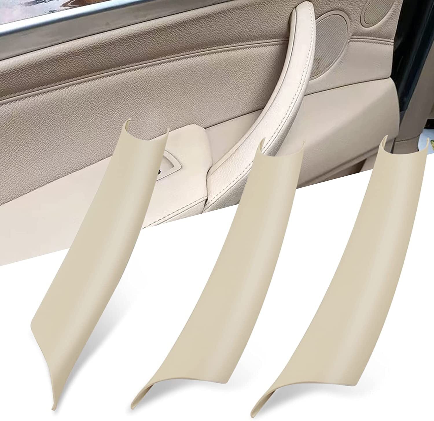 Door handle interior armrest panel pull decorative cover switch applicable to 07-13 for BMW E70 E71