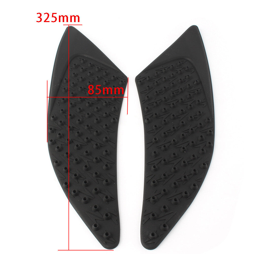 Tank Traction Gas Pad Knee Fuel Side Grips Protector for YAMAHA R6 17-2018 Black