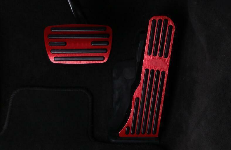 for Cadillac CT5 2020-24 Red Aluminum Brake Pedal Accelerator Pedal Cover Trims