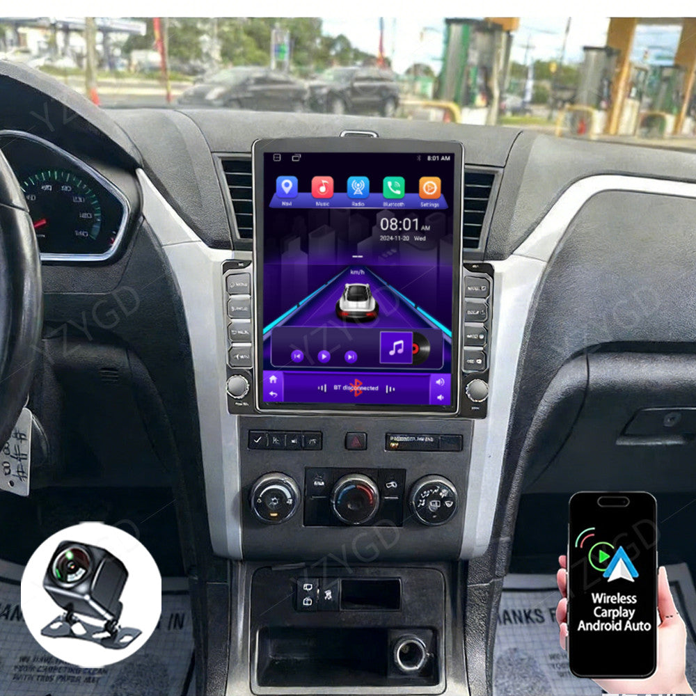 Android Carplay Car Radio for Chevrolet Traverse 2009-2012 Stereo GPS Screen BT