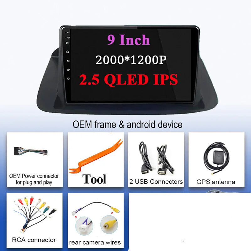 Car Radio Android Carplay Multimedia For 09-13 Accord 8 Spirior GPS Navigation