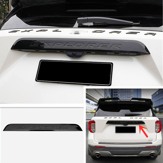 Black rear door and trunk lid trim for 2020, 2021, and 2022 for Ford Explorers.