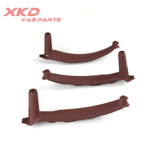 Brown LHD interior door panel handle pull edge protective cover suitable for BMW E70 X5 51416969407