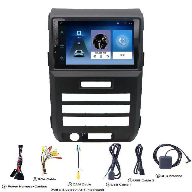 Car Multimedia Player Gps Navigation Autoradio Wifi Android for Ford F150 09-12