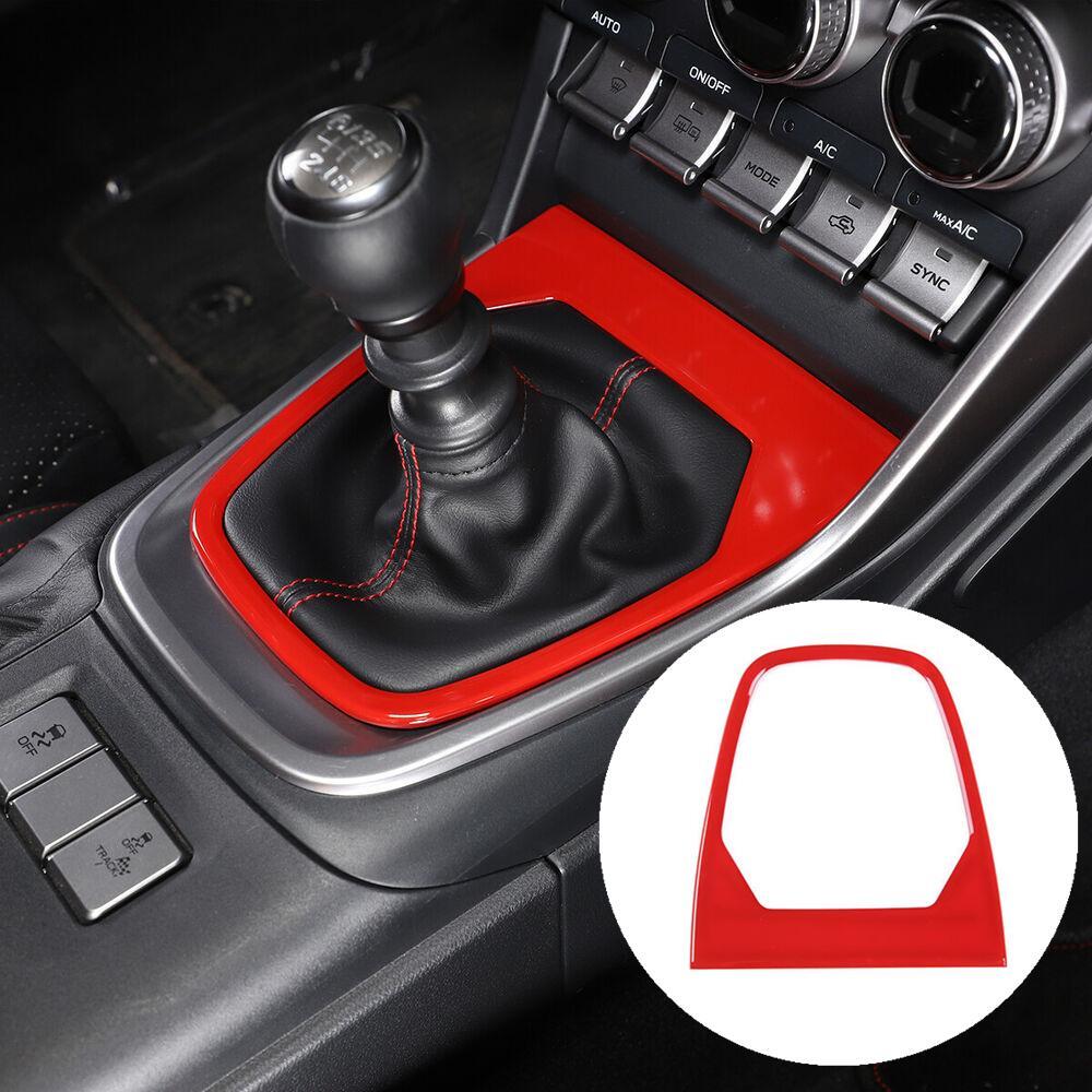 for Toyota GR86/ for Subaru BRZ 22-23 ABS Red Interior Central Gear Shift Panel Trim