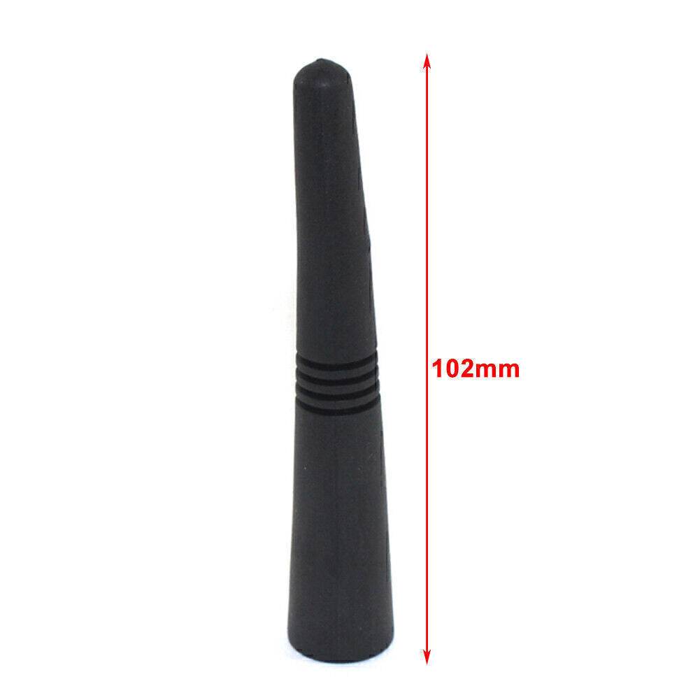 4 Zoll 98MM Antenne Radio AM/FM Antennen-Kit + Schraube Auto Universal Schwarz