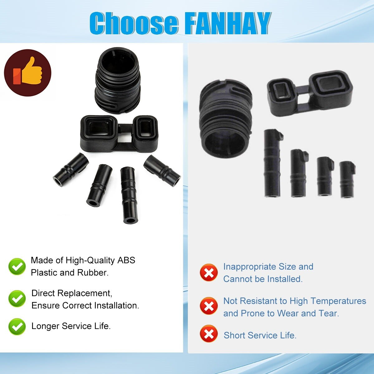 6PCS 6HP19 6HP21 Valve Body to Case Sleeve Seal Mechatronic Kit for BMW X3 Z4 X5