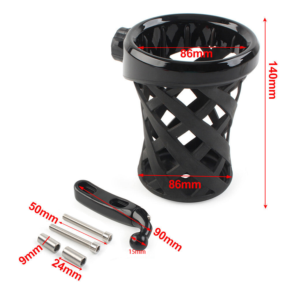 Handlebar Cup Holder Drink W/Mesh Basket Mount For Goldwing GL1800 2001-2021