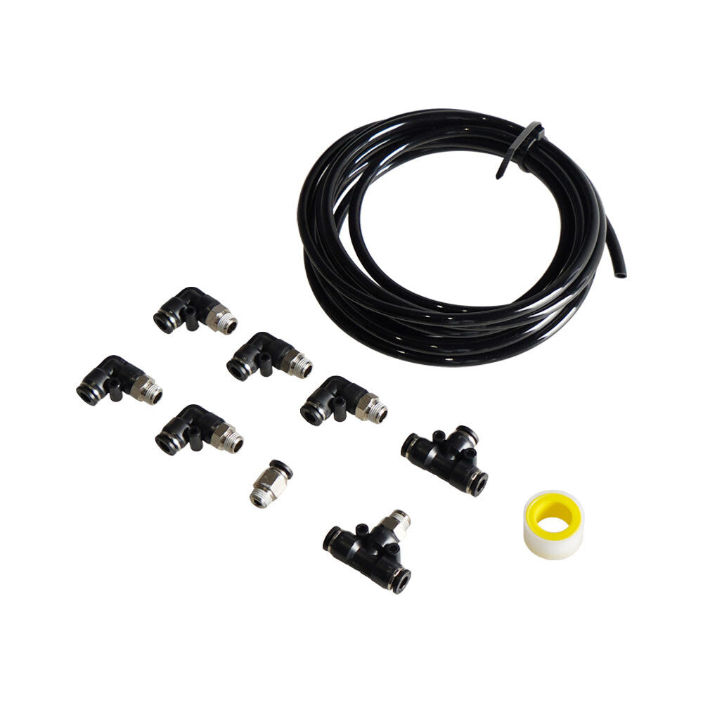 Black Vacuum Fitting Kit Turbo Wastegate Solenoid Replace for Turbo Vehicles