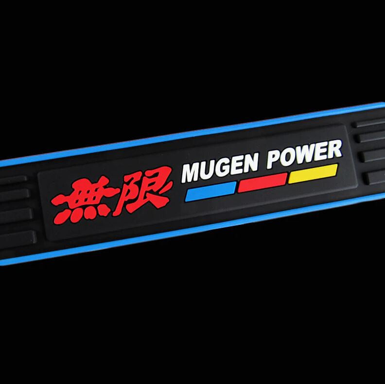 Car door and window protection stickers, badges, strips, Mugan blue and black, suitable for Toyota .
