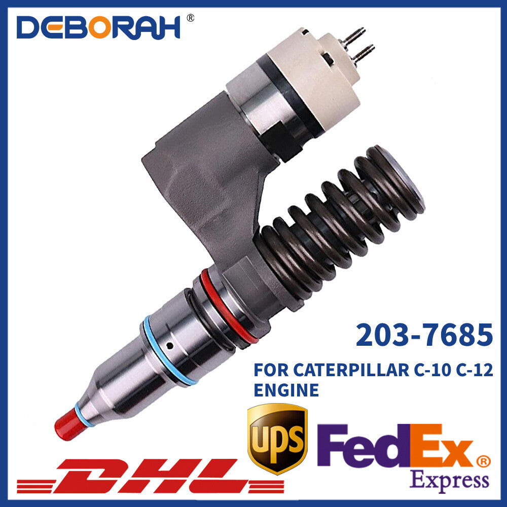 203-7685 10R-1268 FUEL INJECTOR FOR CATERPILLAR C-10 C-12 ENGINE 2037685