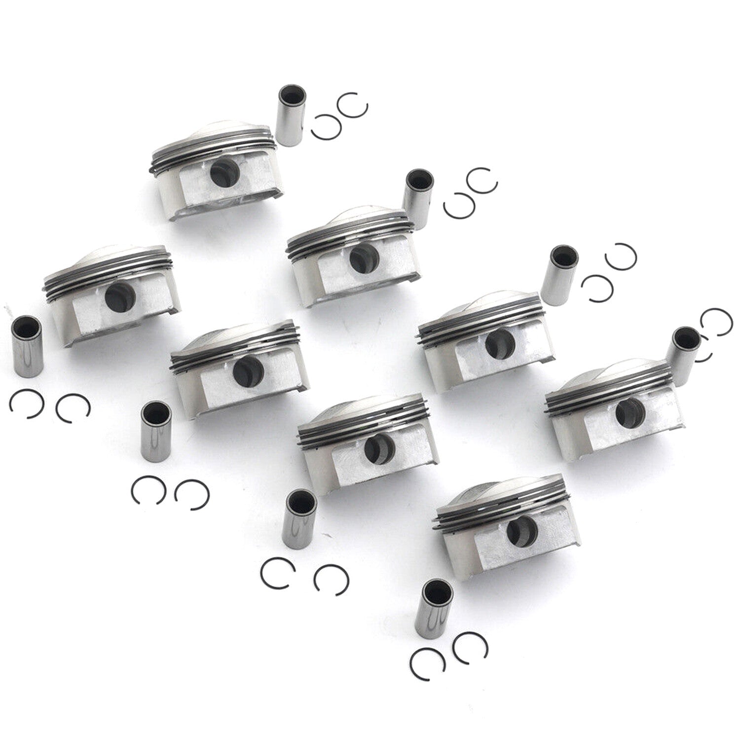 Pistons Rings Set ¦µ84.5mm Pin Wrist ¦µ20mm For 4.2L for VW Touareg for AUDI S5 A6 for A8 Q7