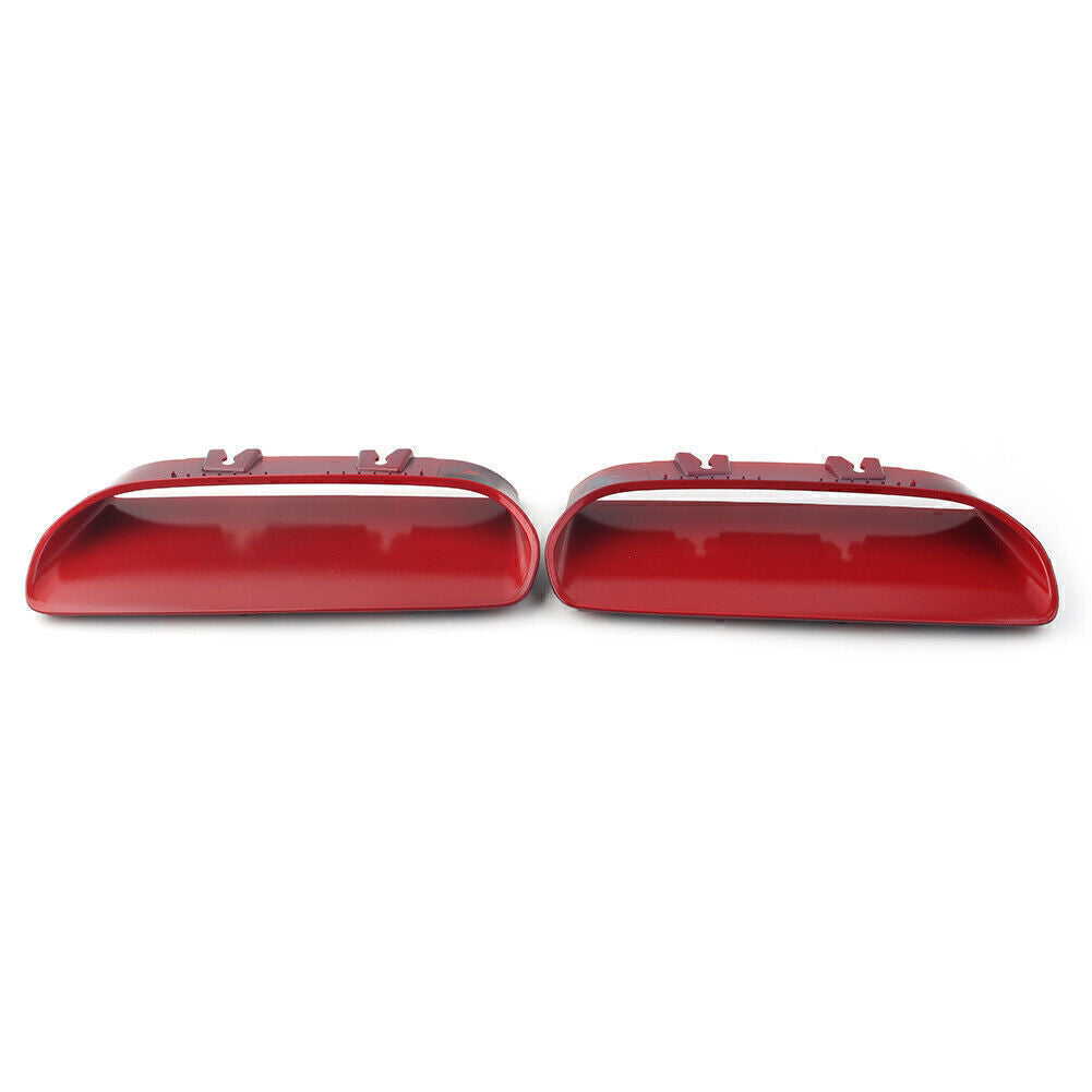 for Dodge for Challenger Redeye 2019-2020 Pair Red Hood Bezels Right Left Side