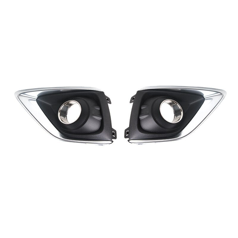 1 Pair Front Front Bumper Fog Lamp Frame Cover for Buick Envision 2019 2020