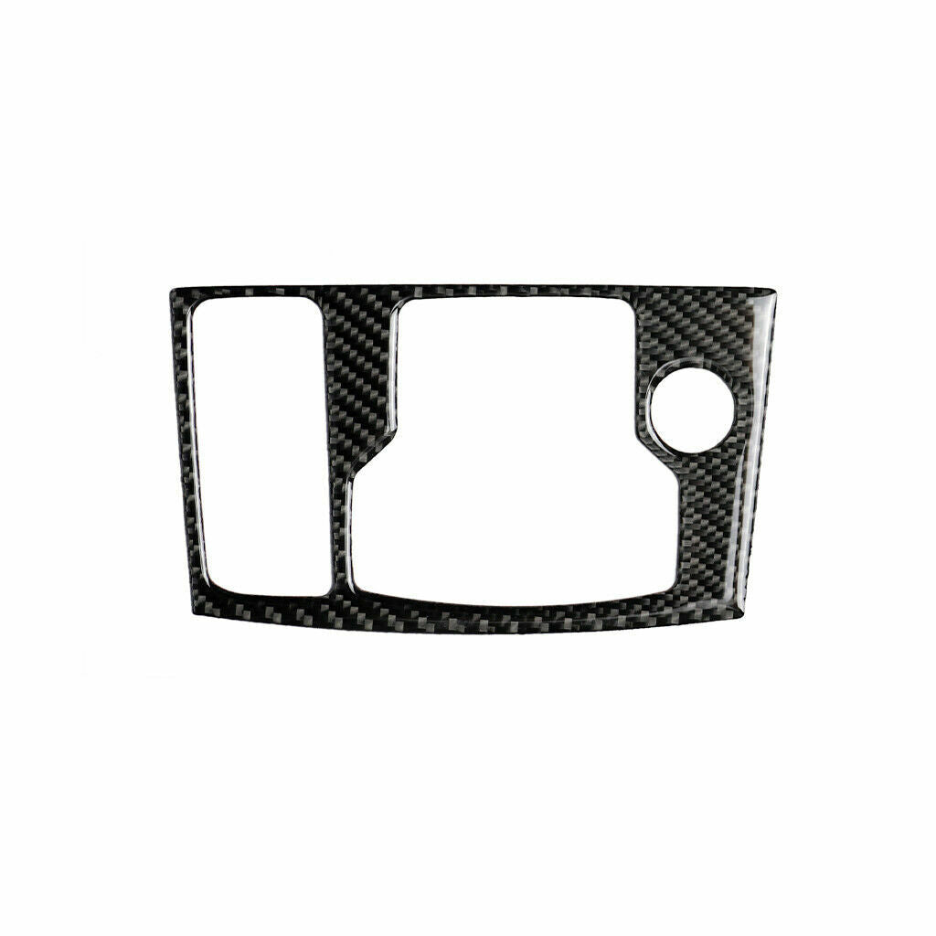 Carbon fiber interior multimedia panel cover trim suitable for Mazda 3 Axela 2013 - 2018
