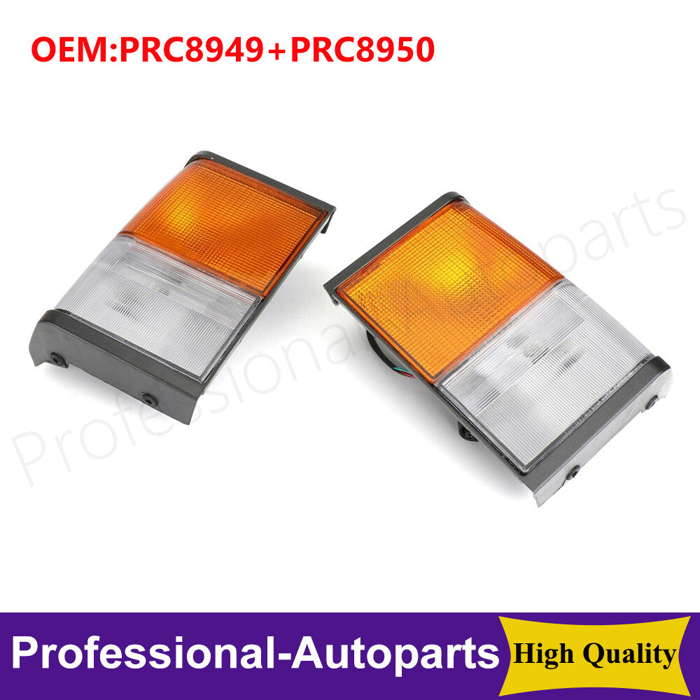 Front left + right turn signal corner lights are suitable for Land Rover for Range Rover Classic.