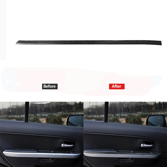 1Pc Carbon Fiber Driver Side Rear Door Strip Cover Trim for Suzuki Grand Vitara