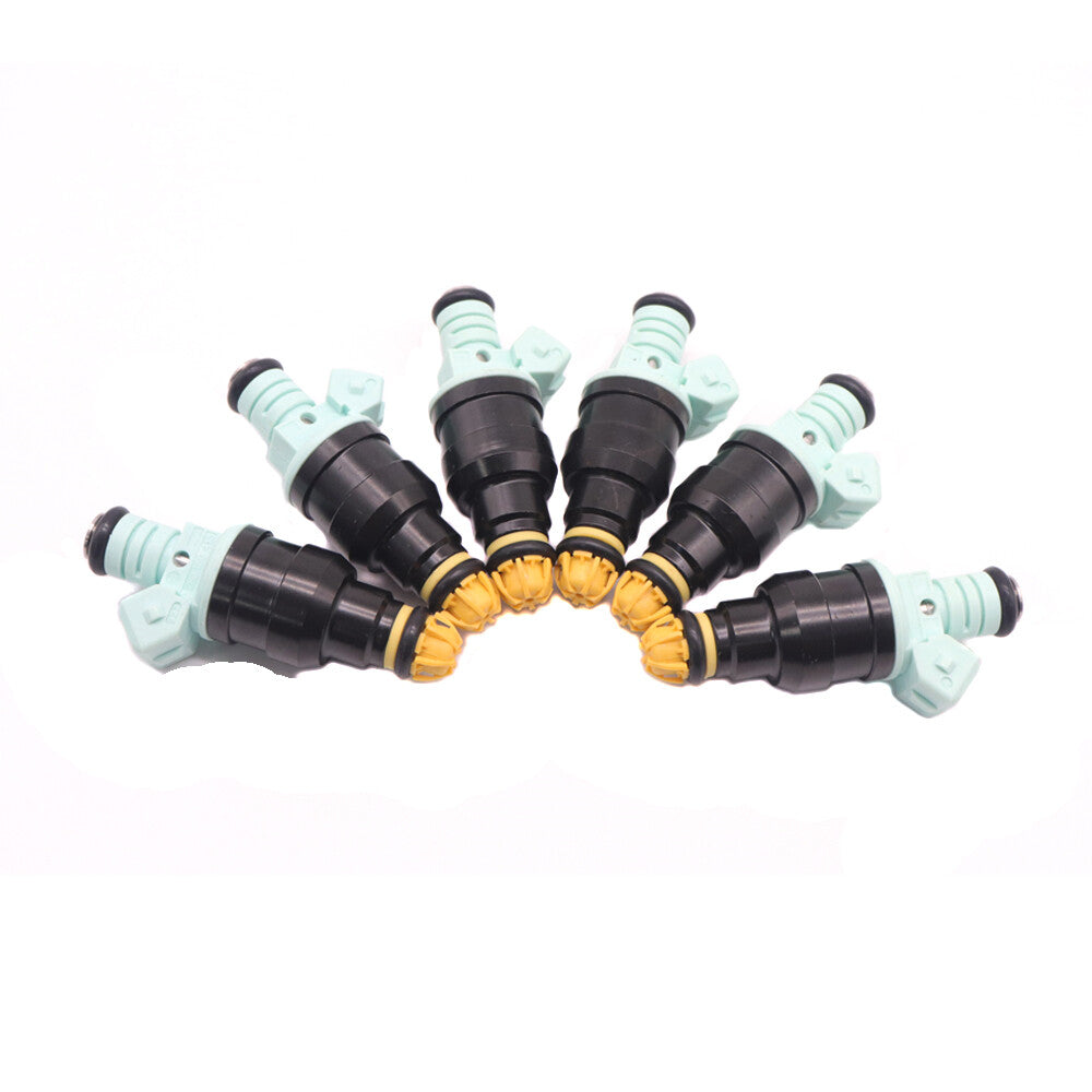 6-pack fuel injectors 0280150415 for BMW 323i 325i 525i M3 flow matching 13641730060