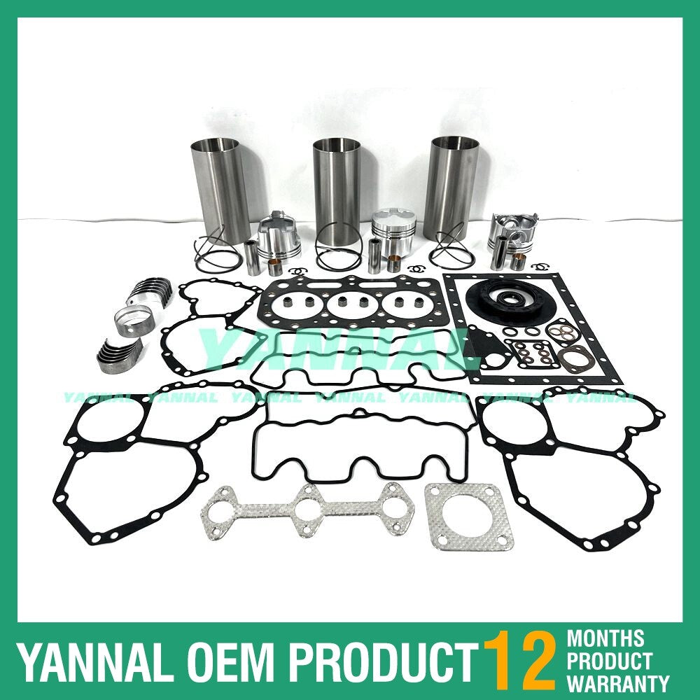 Engine overhaul and rebuild kit with washer bearing kit for Shibaura S773L engine