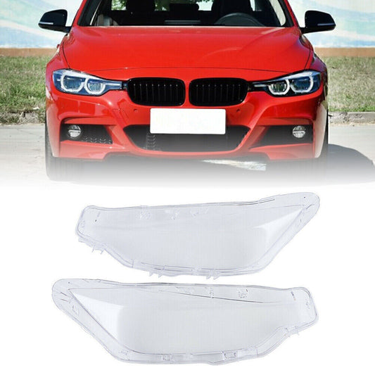 Clear Lampshade Headlight Lens Cover for BMW 3 Series F30 F31 2016 2017 2018