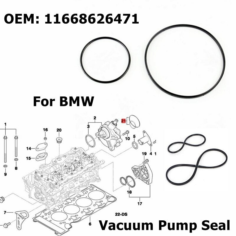 Vacuum pump sealing kit suitable for BMW V8 E46 E53 E70 E60 E84 E90 745i 545i 645i X1 X5