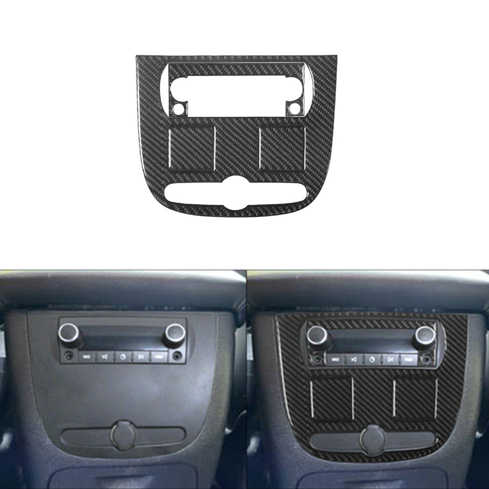 4Pcs Carbon Fiber Rear Audio Outer Trim For Silverado/tahoe/ for sierra 07-14 Type C