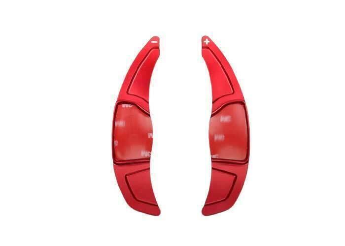 for Ford Explorer 2016 2017-2019 Red Aluminum Steering Wheel Shift Paddles 2PCS