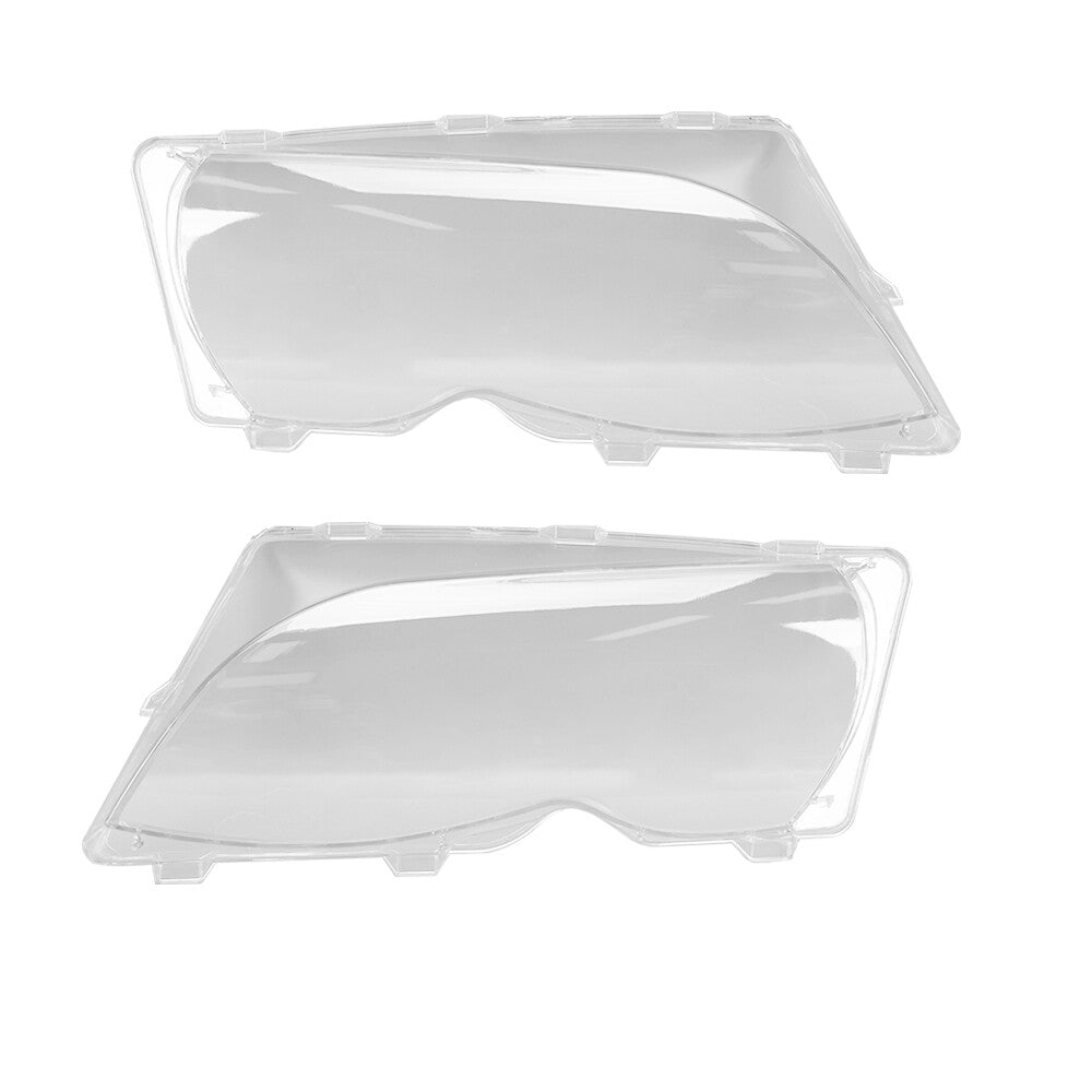 2¡Á F¨¹r for BMW E46 LCI 325 Coupe 03-06 2DR Scheinwerferglas Scheinwerfer Abdeckung