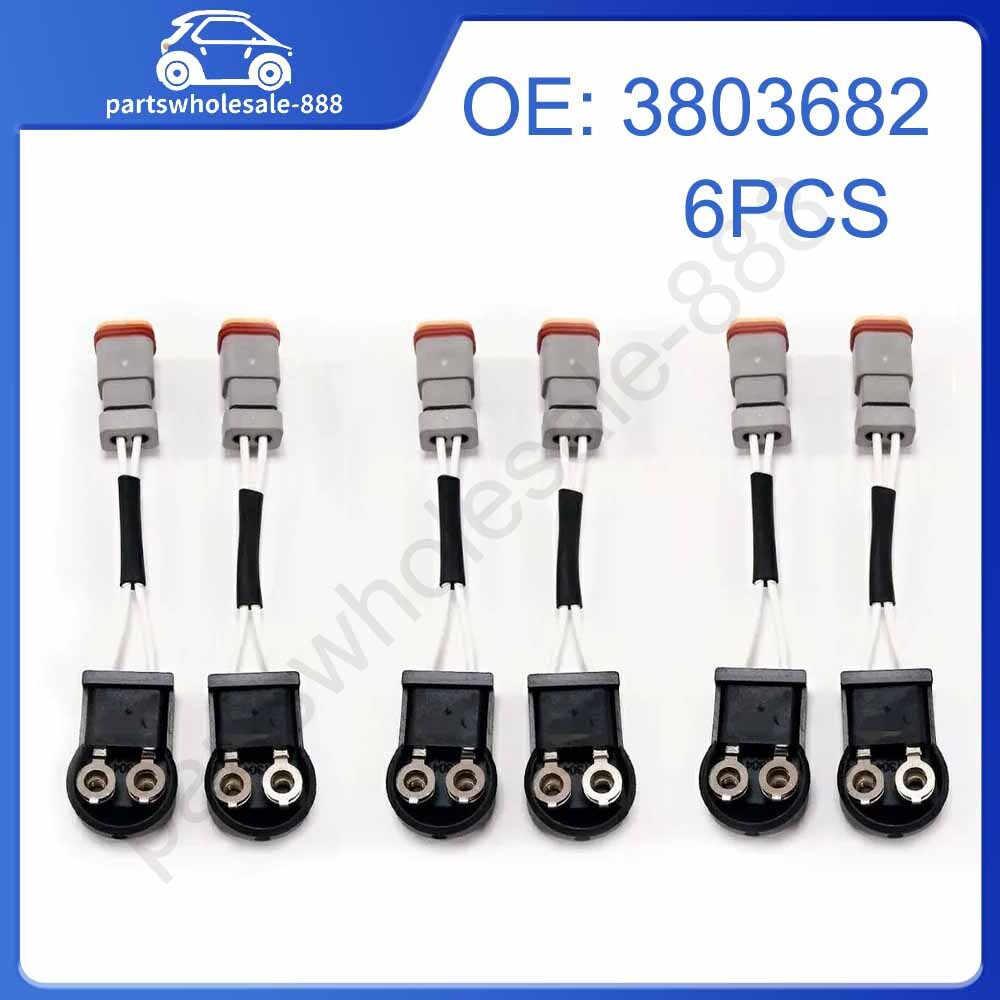6-piece fuel injector connector harness for N14 M11 L10