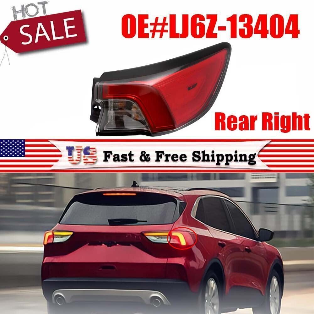 LJ6Z-13404 Right passenger exterior taillight rear brake for Ford Escape 20-22