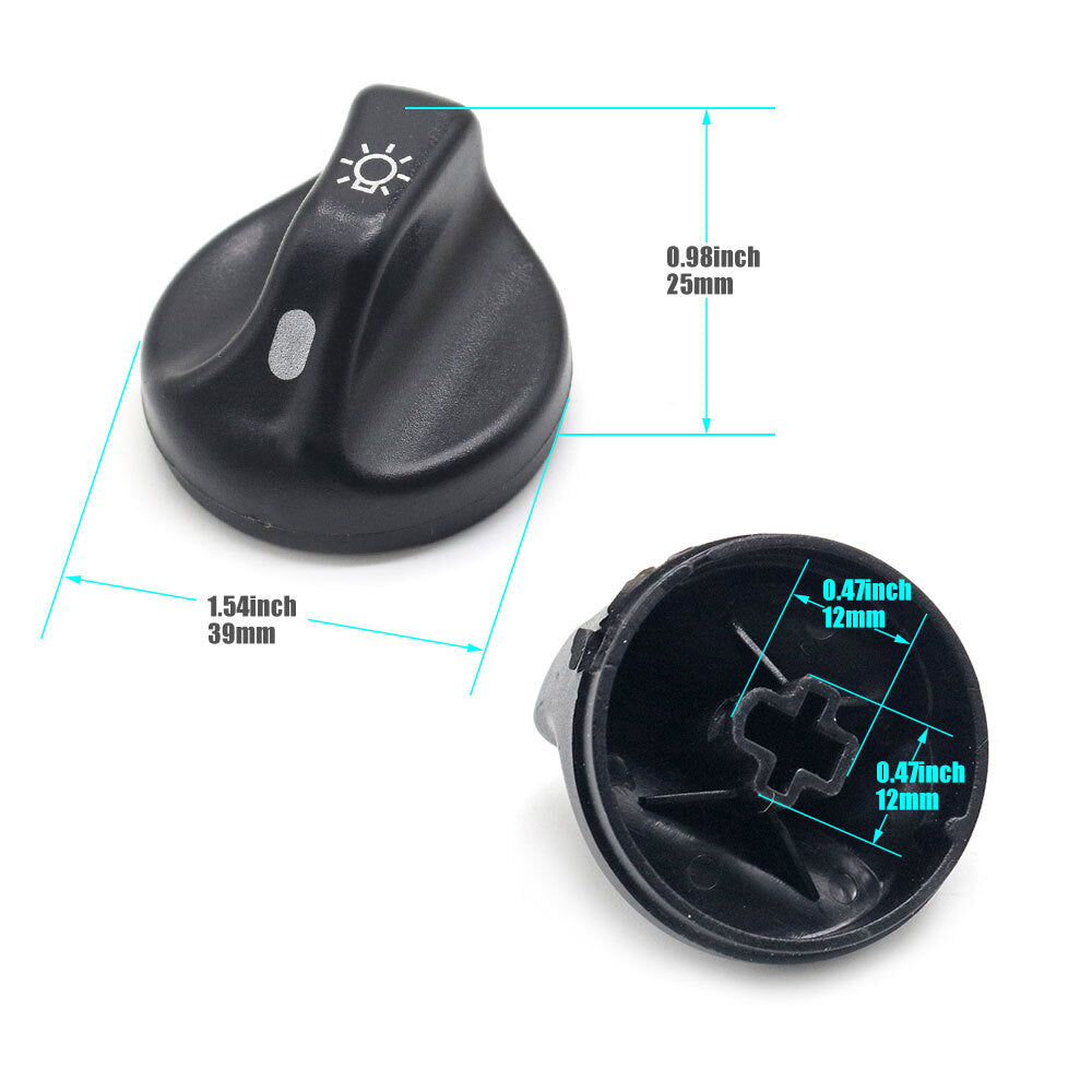 Head Light Lamp Switch Knob Fit for Ford F-150 Heritage 1997-2004 3L3Z11661AA US