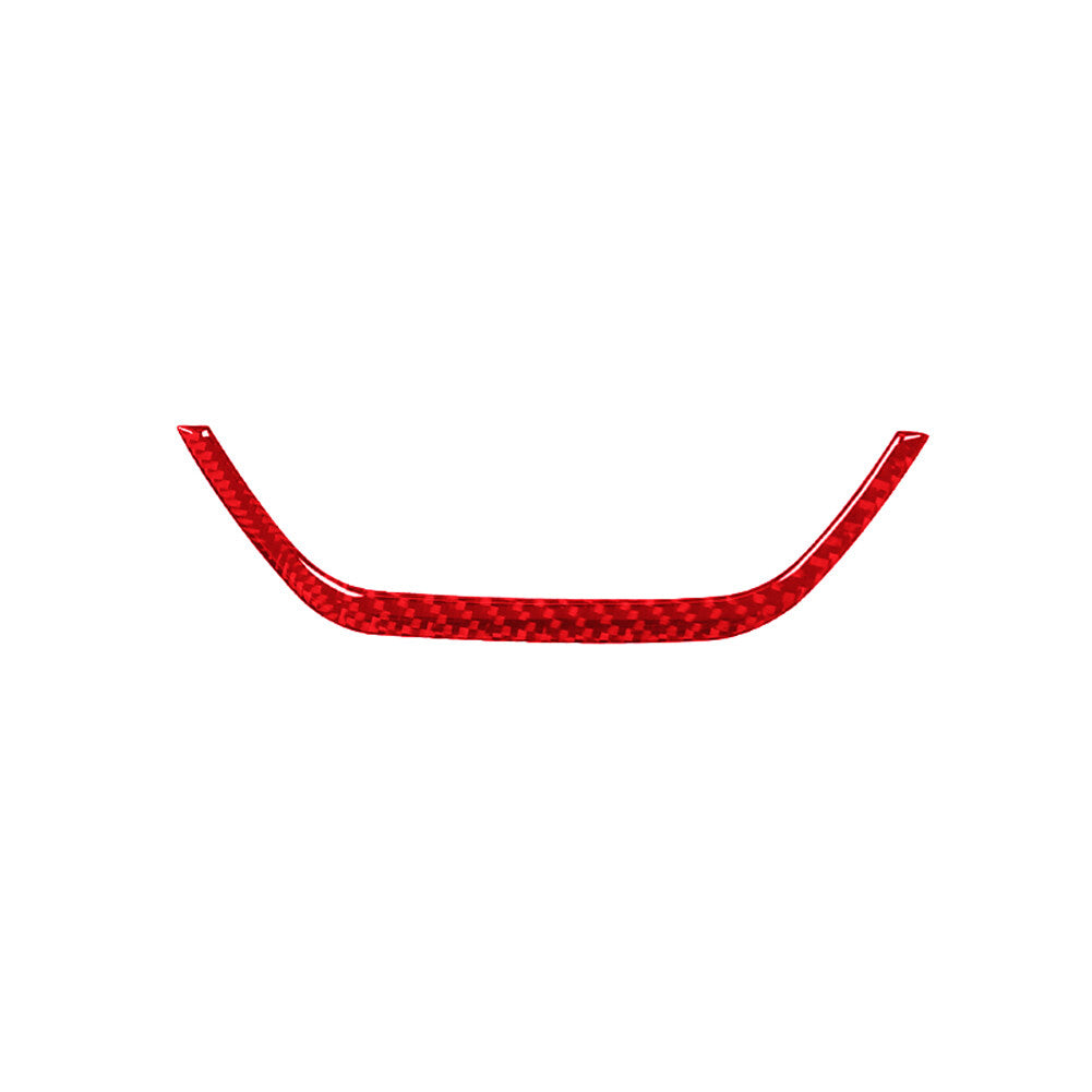 Red Carbon Fiber Driver Door Storage Frame Trim for BMW X3 F25 X4 F26 2011-2017