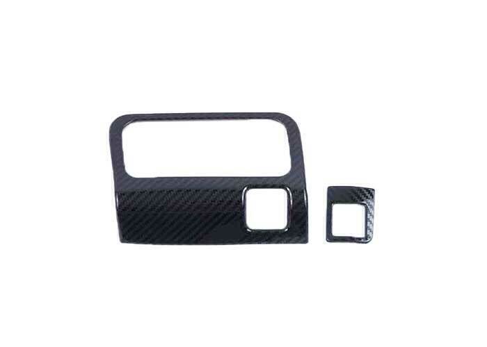 for Cadillac CT5 20-24 Steel Carbon Fiber Headlight Switch Control Frame Trim 2P