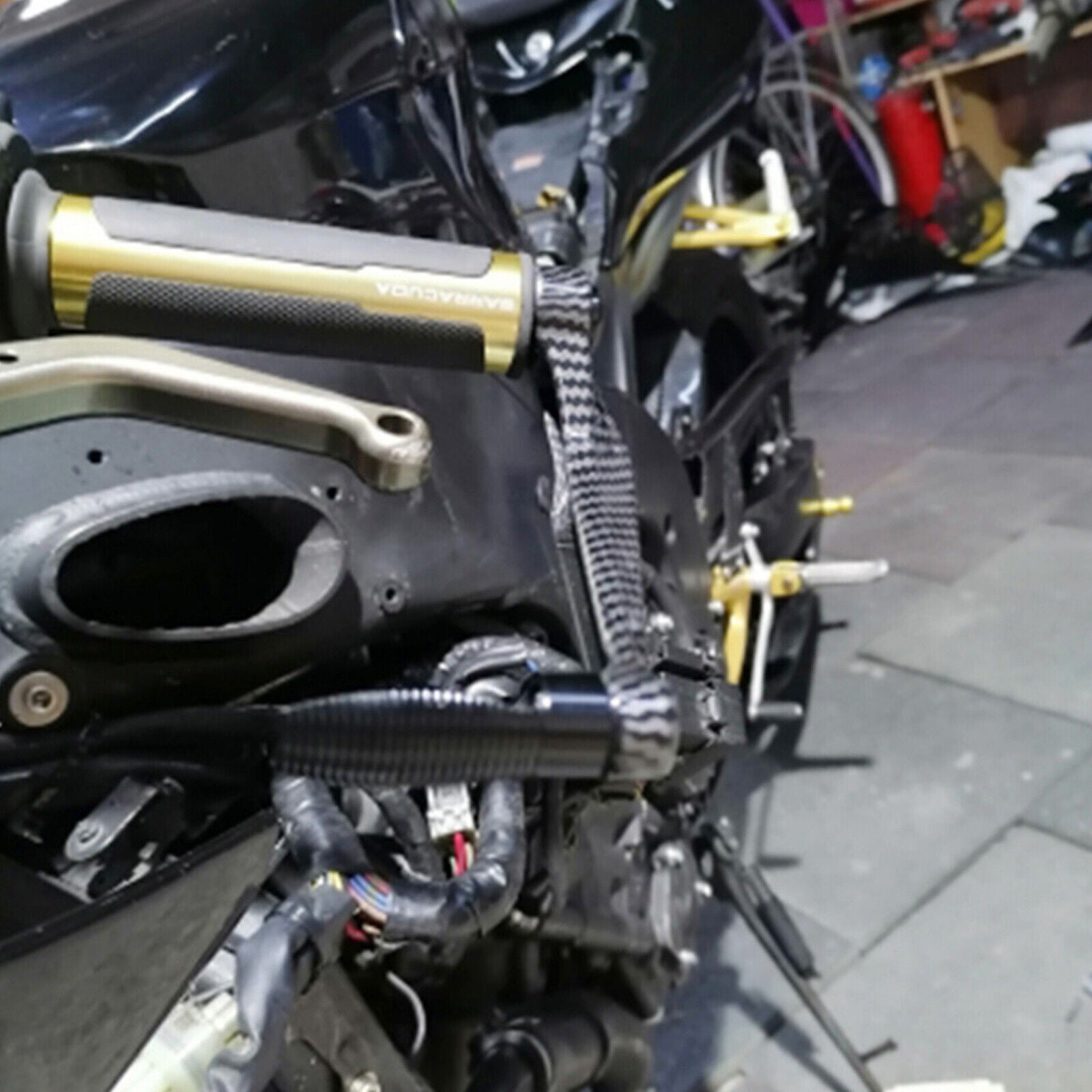 Black Motorcycle Accessories Lever Guards Protector for Kawasaki 250 300