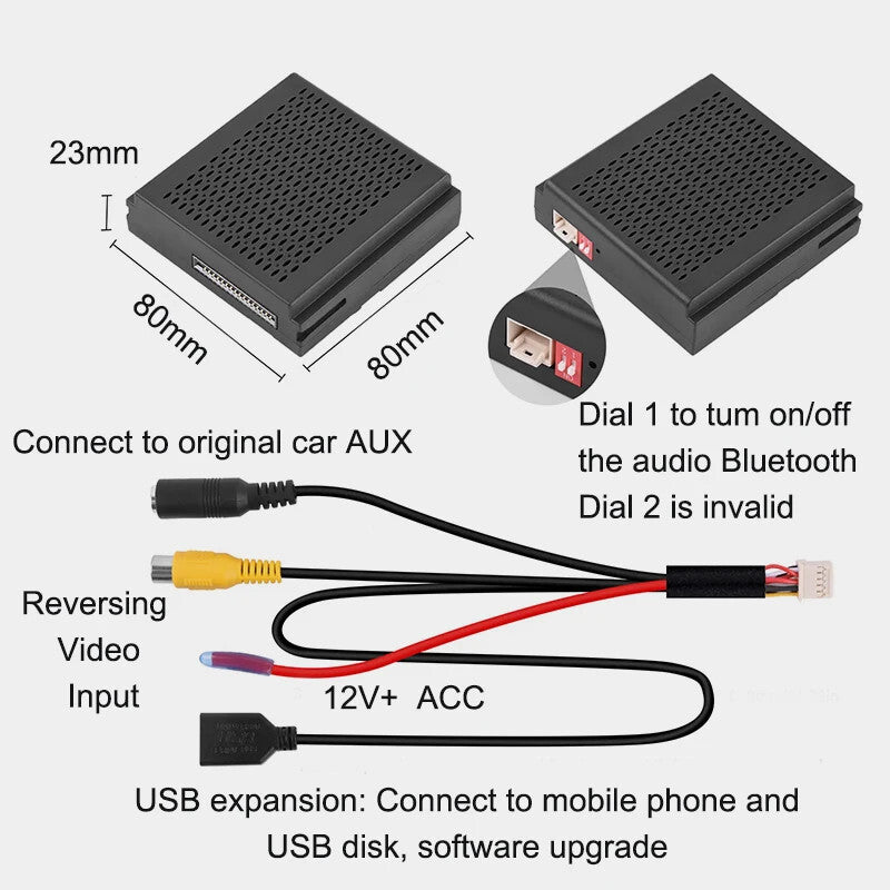 Car Android Wireless CarPlay Mirror Link Box for Mercedes-Benz C/GLA/M-Class NTG