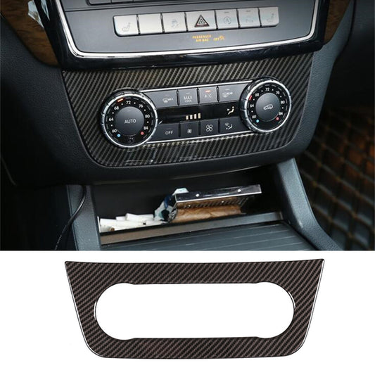 Carbon Fiber ABS Center AC Switch Adjust Panel Trim for Benz GL GLE GLS ML 13-19