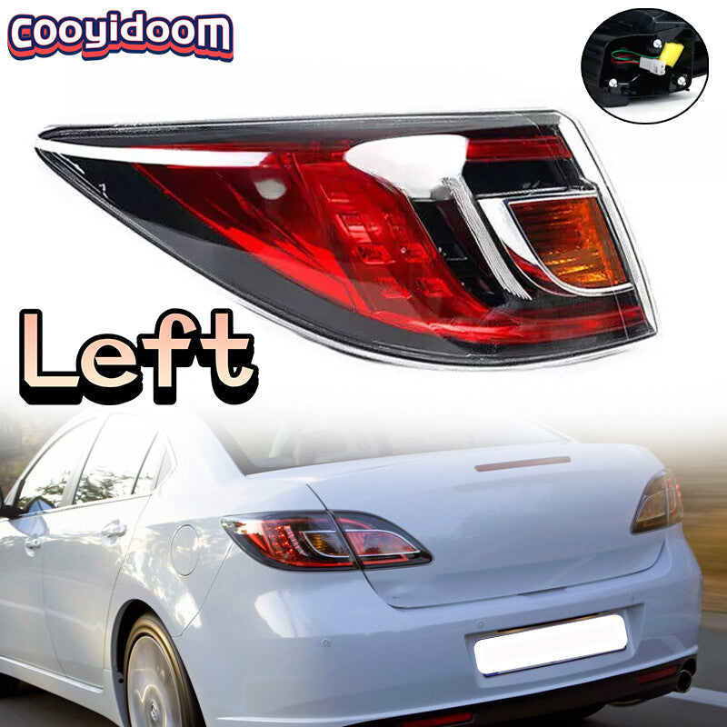 1 LH Outerside LED Rear Taillight and Brake Light for Mazda 6 GH 2008 2009 2010