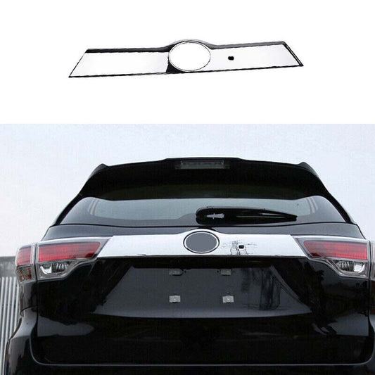 for Toyota Highlander 2014-2019 Rear Tailgate Trunk Lid Chrome Style Cover Trim