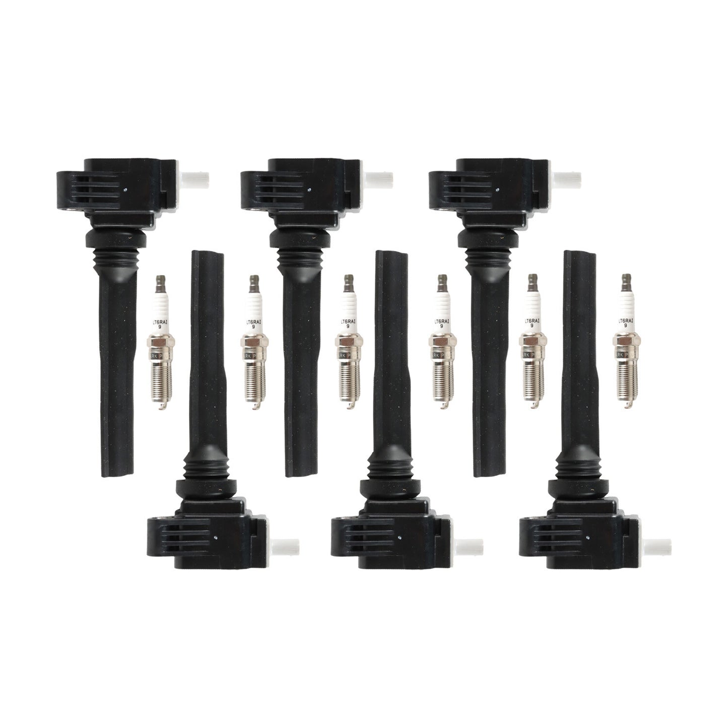 6x Ignition Coils  Iridium Spark Plugs For 2018-2019 for Ford for Navigator Expedition