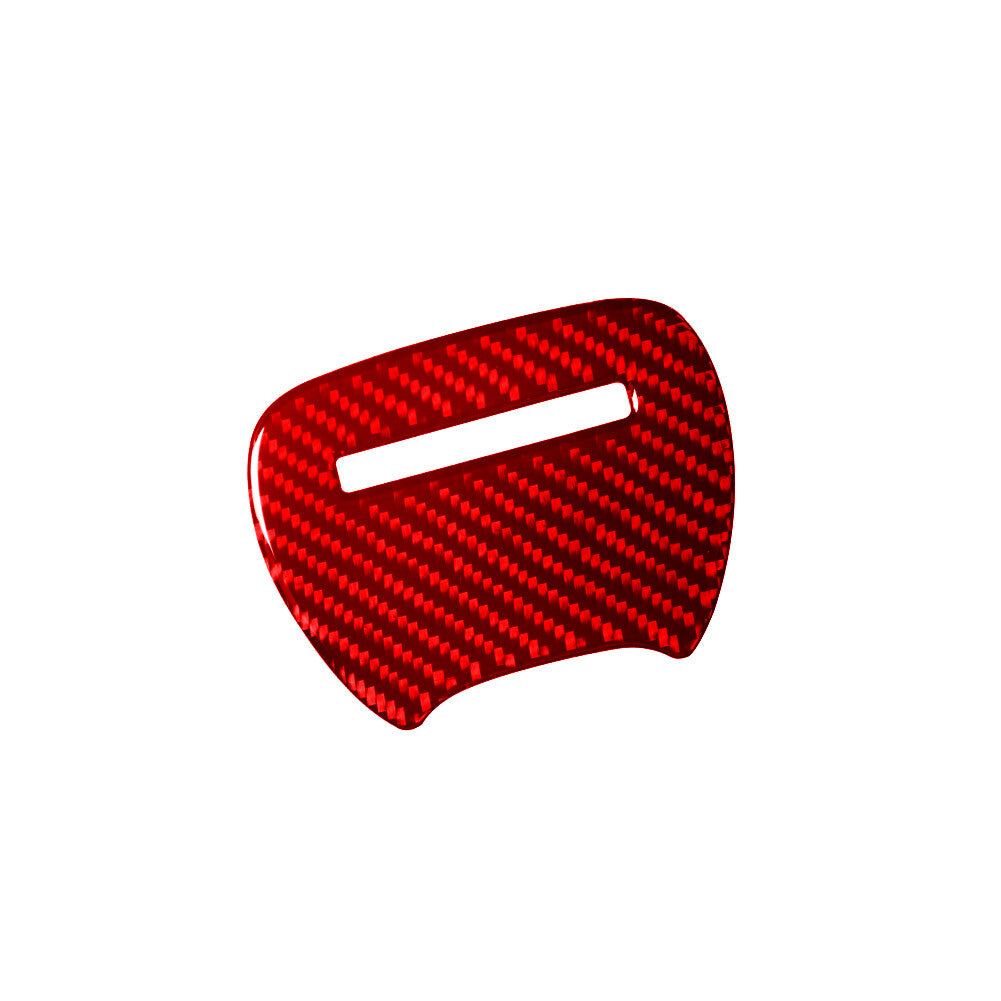 Red Carbon Fiber Steering Wheel Middle Cover Trim for Dodge Durango 2014-2020