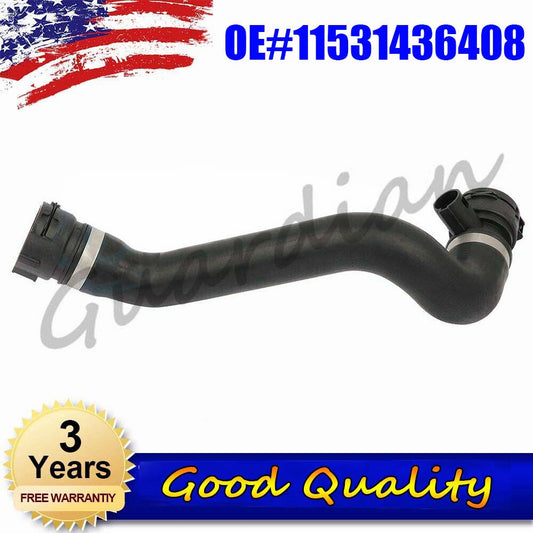 Upper radiator flexible hose 11531436408 is suitable for BMW 330xi, 330i, 330Ci, 328i, 325xi, 325i, and 325Ci.